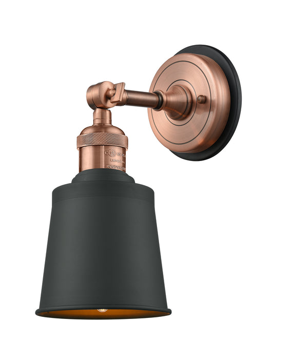 Innovations - 203BP-ACBK-M9-BK - One Light Wall Sconce - Franklin Restoration - Antique Copper