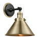 Innovations - 203BP-BABAB-M10-AB - One Light Wall Sconce - Franklin Restoration - Black Antique Brass