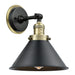 Innovations - 203BP-BABAB-M10-BK - One Light Wall Sconce - Franklin Restoration - Black Antique Brass