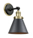 Innovations - 203BP-BABAB-M13-BK - One Light Wall Sconce - Franklin Restoration - Black Antique Brass