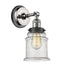 Innovations - 203BP-PNBK-G184 - One Light Wall Sconce - Franklin Restoration - Polished Nickel