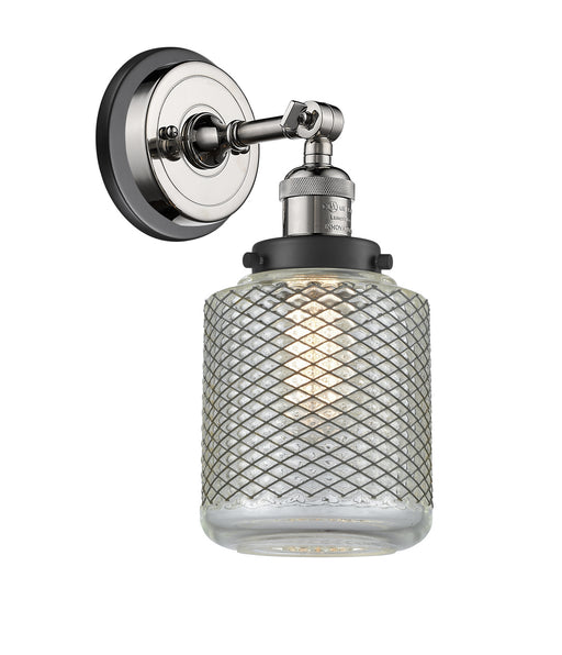 Innovations - 203BP-PNBK-G262 - One Light Wall Sconce - Franklin Restoration - Polished Nickel