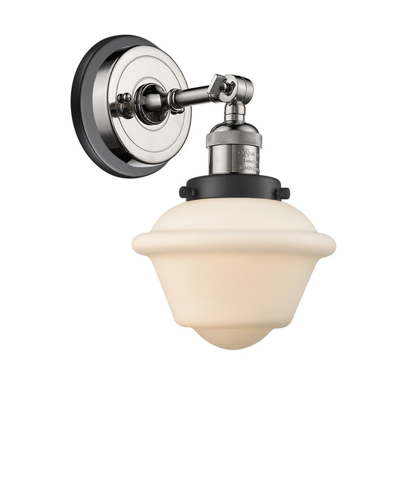 Innovations - 203BP-PNBK-G531 - One Light Wall Sconce - Franklin Restoration - Polished Nickel