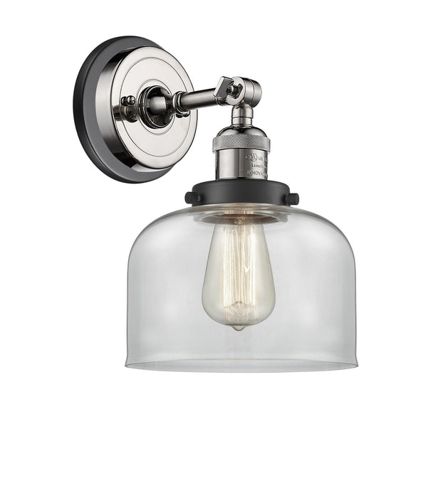 Innovations - 203BP-PNBK-G72 - One Light Wall Sconce - Franklin Restoration - Polished Nickel