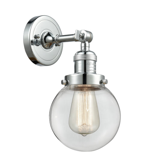 Innovations - 203-PC-G202-6 - One Light Wall Sconce - Franklin Restoration - Polished Chrome