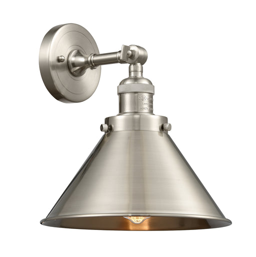 Innovations - 203-SN-M10-SN-LED - LED Wall Sconce - Franklin Restoration - Brushed Satin Nickel