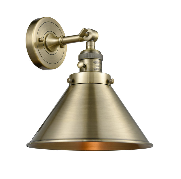 Innovations - 203SW-AB-M10-AB - One Light Wall Sconce - Franklin Restoration - Antique Brass