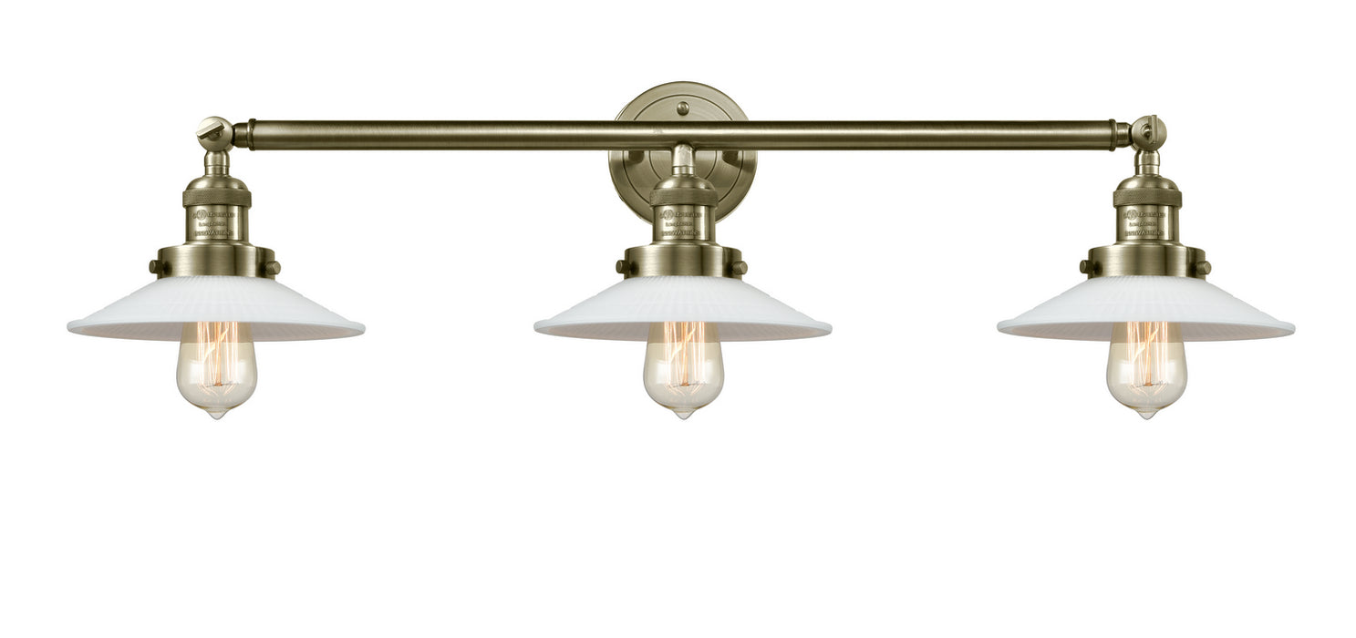 Innovations - 205-AB-G1 - Three Light Bath Vanity - Franklin Restoration - Antique Brass