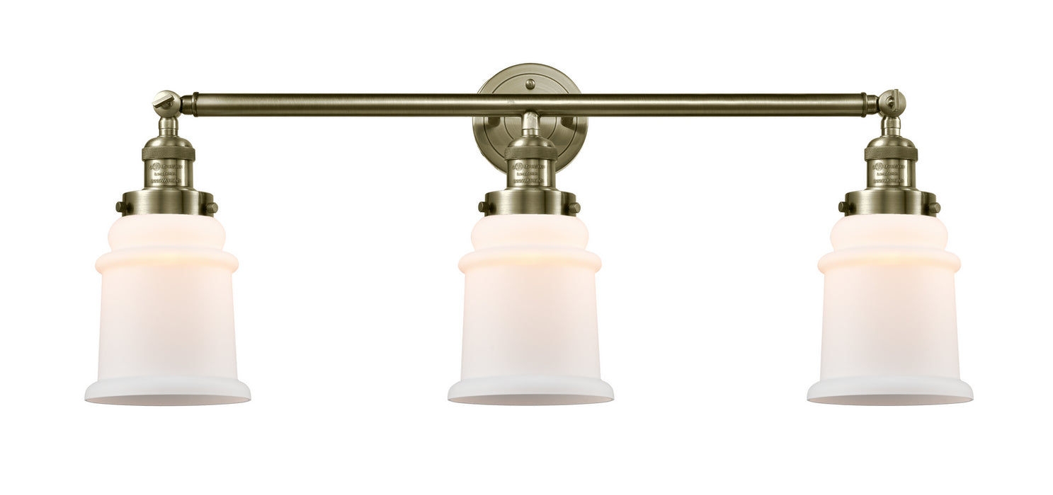 Innovations - 205-AB-G181 - Three Light Bath Vanity - Franklin Restoration - Antique Brass