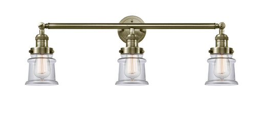 Innovations - 205-AB-G182S - Three Light Bath Vanity - Franklin Restoration - Antique Brass