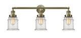 Innovations - 205-AB-G184 - Three Light Bath Vanity - Franklin Restoration - Antique Brass