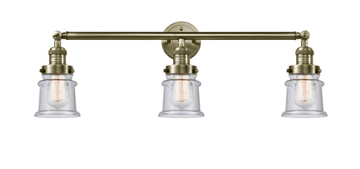 Innovations - 205-AB-G184S - Three Light Bath Vanity - Franklin Restoration - Antique Brass