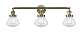 Innovations - 205-AB-G322 - Three Light Bath Vanity - Franklin Restoration - Antique Brass