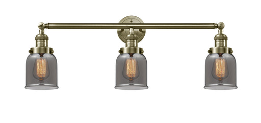 Innovations - 205-AB-G53 - Three Light Bath Vanity - Franklin Restoration - Antique Brass