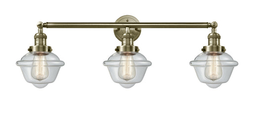 Innovations - 205-AB-G532 - Three Light Bath Vanity - Franklin Restoration - Antique Brass