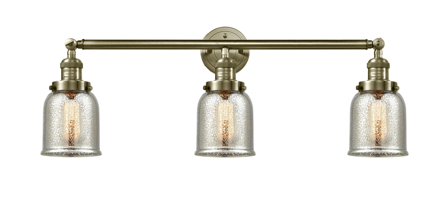 Innovations - 205-AB-G58 - Three Light Bath Vanity - Franklin Restoration - Antique Brass