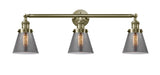 Innovations - 205-AB-G63 - Three Light Bath Vanity - Franklin Restoration - Antique Brass