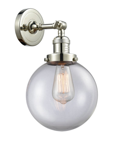 Franklin Restoration One Light Wall Sconce Polished Nickel