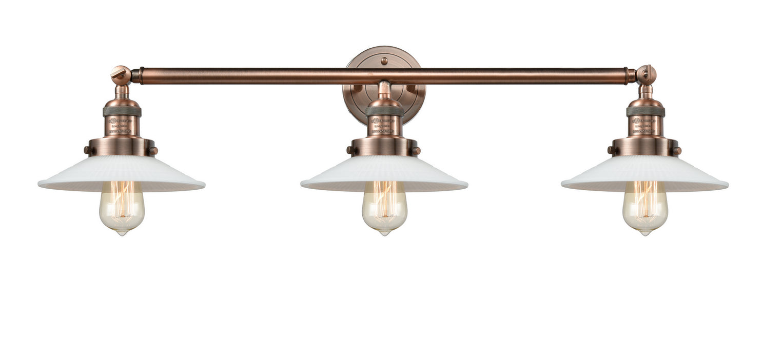 Innovations - 205-AC-G1 - Three Light Bath Vanity - Franklin Restoration - Antique Copper