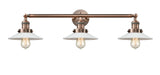 Innovations - 205-AC-G1 - Three Light Bath Vanity - Franklin Restoration - Antique Copper