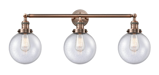 Innovations - 205-AC-G204-8-LED - LED Bath Vanity - Franklin Restoration - Antique Copper