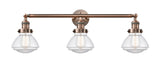 Innovations - 205-AC-G322 - Three Light Bath Vanity - Franklin Restoration - Antique Copper