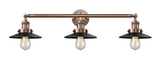 Innovations - 205-AC-M6 - Three Light Bath Vanity - Franklin Restoration - Antique Copper