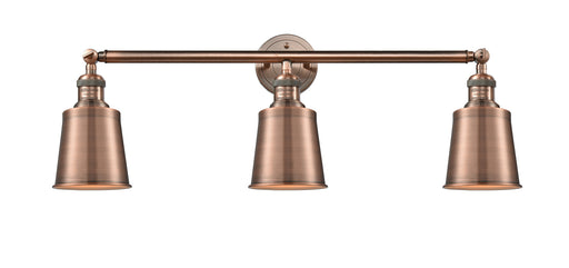 Innovations - 205-AC-M9-AC - Three Light Bath Vanity - Franklin Restoration - Antique Copper