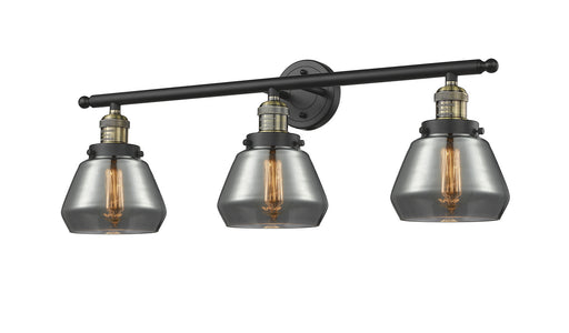 Franklin Restoration LED Bath Vanity Black Antique Brass