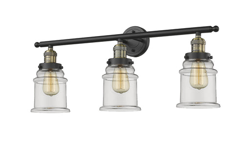 Innovations - 205-BAB-G182 - Three Light Bath Vanity - Franklin Restoration - Black Antique Brass