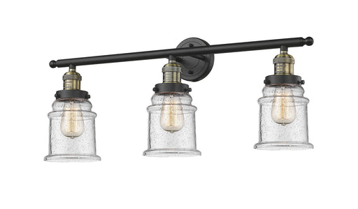 Innovations - 205-BAB-G184 - Three Light Bath Vanity - Franklin Restoration - Black Antique Brass