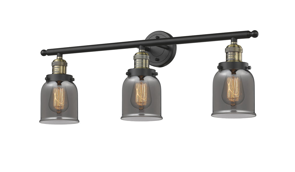 Innovations - 205-BAB-G53 - Three Light Bath Vanity - Franklin Restoration - Black Antique Brass