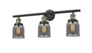 Innovations - 205-BAB-G53 - Three Light Bath Vanity - Franklin Restoration - Black Antique Brass