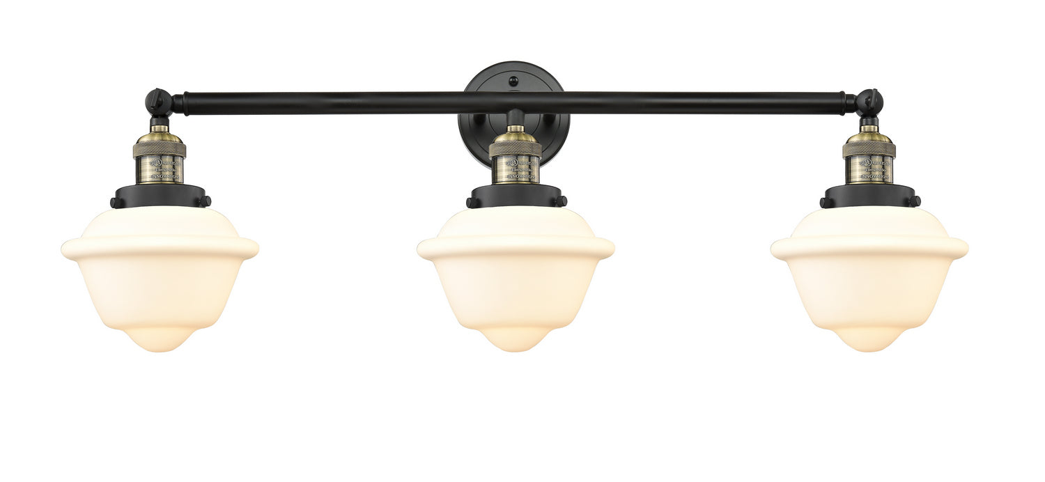 Innovations - 205-BAB-G531 - Three Light Bath Vanity - Franklin Restoration - Black Antique Brass