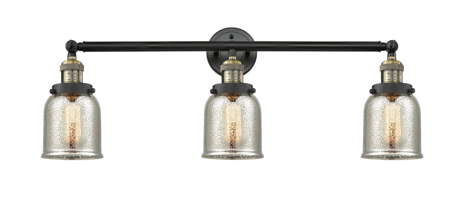 Innovations - 205-BAB-G58 - Three Light Bath Vanity - Franklin Restoration - Black Antique Brass