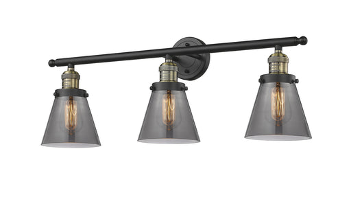 Innovations - 205-BAB-G63 - Three Light Bath Vanity - Franklin Restoration - Black Antique Brass