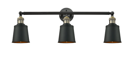 Innovations - 205-BAB-M9-BK - Three Light Bath Vanity - Franklin Restoration - Black Antique Brass