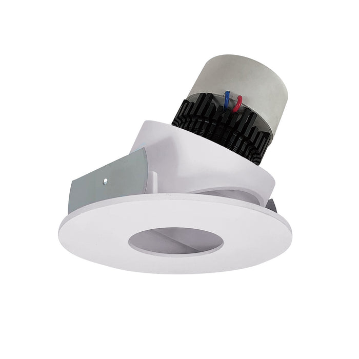 Nora Lighting - NPR-4RPHA27XWW - Adjustable Trim - White Pinhole / White Flange