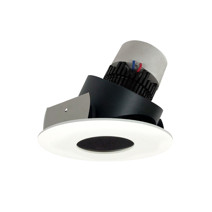 Nora Lighting - NPR-4RPHA35XBMPW - Adjustable Trim - Black Pinhole / Matte Powder White Flange