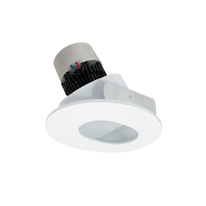 Nora Lighting - NPR-4RSL27XMPW - Adjustable Trim - Matte Powder White Slot Aperture / Matte Powder White Flange