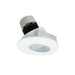 Nora Lighting - NPR-4RSL27XMPW - Adjustable Trim - Matte Powder White Slot Aperture / Matte Powder White Flange