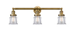 Innovations - 205-BB-G182S - Three Light Bath Vanity - Franklin Restoration - Brushed Brass