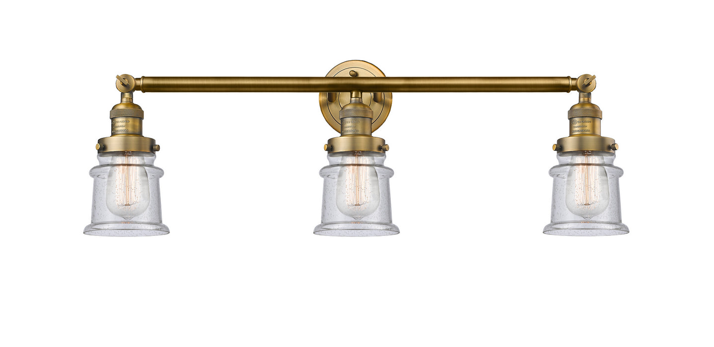 Innovations - 205-BB-G184S - Three Light Bath Vanity - Franklin Restoration - Brushed Brass