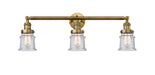 Innovations - 205-BB-G184S - Three Light Bath Vanity - Franklin Restoration - Brushed Brass