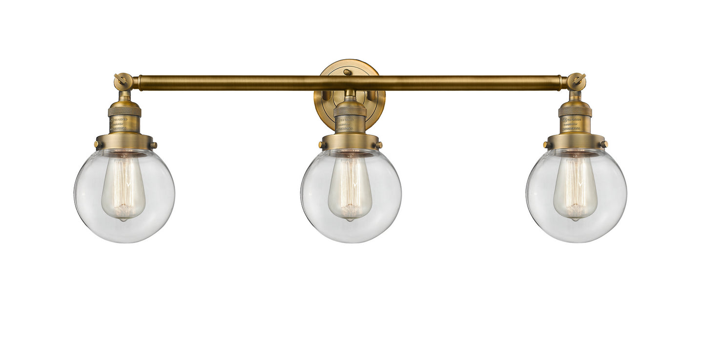 Innovations - 205-BB-G202-6-LED - LED Bath Vanity - Franklin Restoration - Brushed Brass