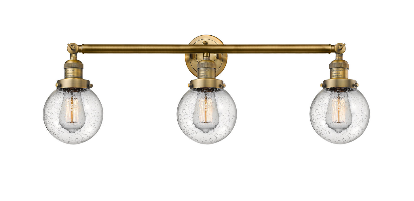 Innovations - 205-BB-G204-6-LED - LED Bath Vanity - Franklin Restoration - Brushed Brass