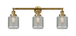 Innovations - 205-BB-G262 - Three Light Bath Vanity - Franklin Restoration - Brushed Brass
