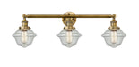 Innovations - 205-BB-G534 - Three Light Bath Vanity - Franklin Restoration - Brushed Brass