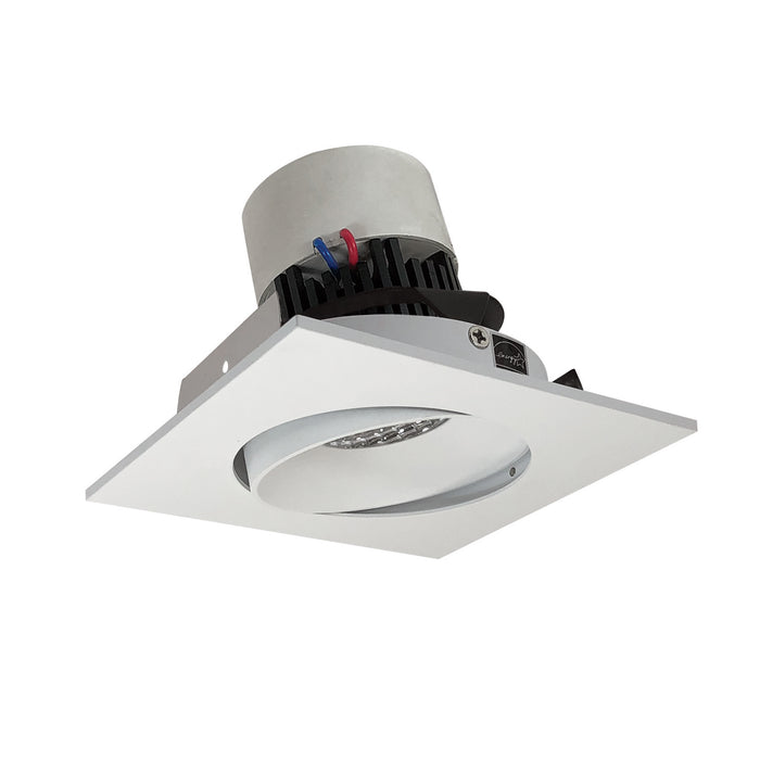 Nora Lighting - NPR-4SC27XMPW - Adjustable Trim - Matte Powder White Reflector / Matte Powder White Flange