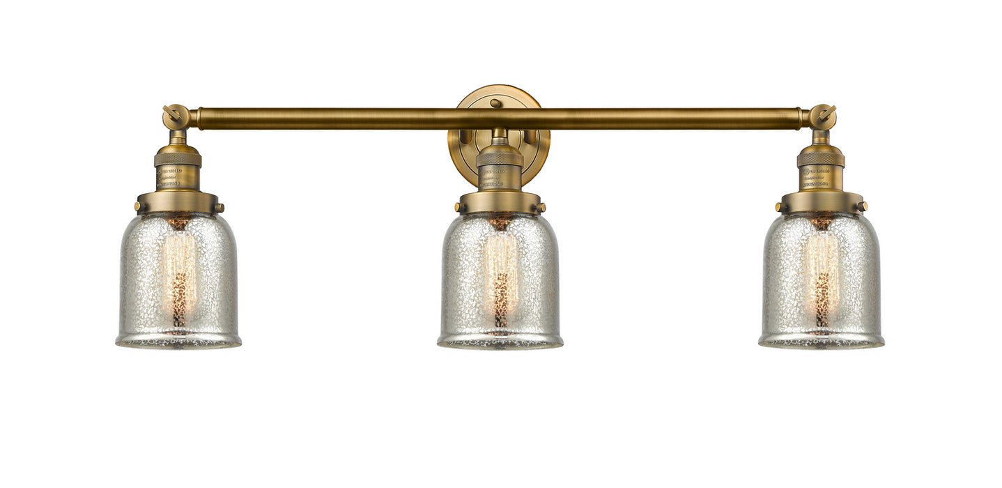 Innovations - 205-BB-G58 - Three Light Bath Vanity - Franklin Restoration - Brushed Brass